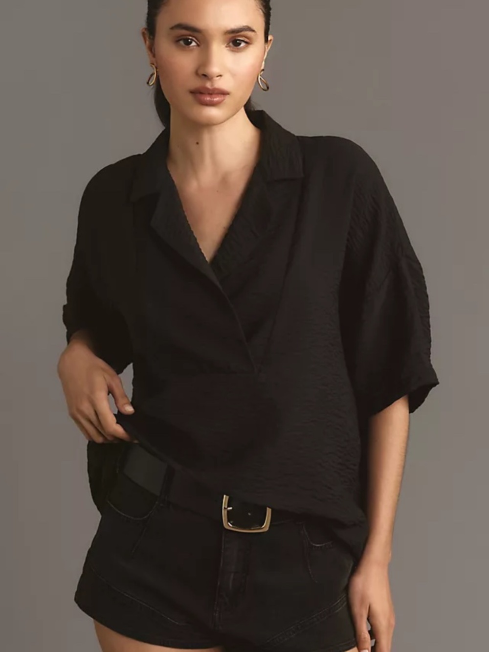 Anthropologie black top